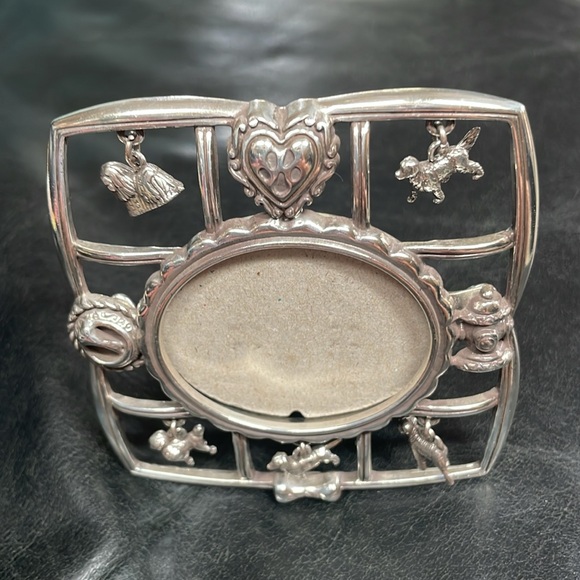 Brighton Snif… Silvertone Dogs Picture Frame - Picture 9 of 12